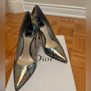 Dior Women's Metallic Multicolor Heels